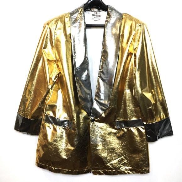 Elvis 50’s Style Gold Lame’ Suit by Tabi - Picture 2 of 10